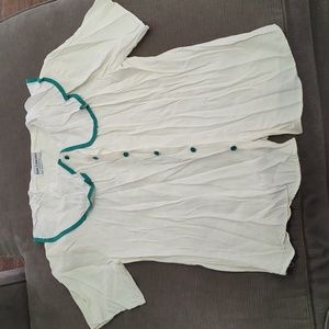 💥50% sale💥Vintage Body Language large collared button down S/M #b910